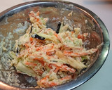 ヘルシー✨茄子と大根と人参のかき揚げ作り方2写真