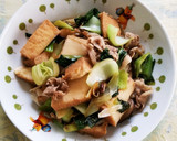 厚揚げと豚肉のオイスタ一炒め作り方8写真