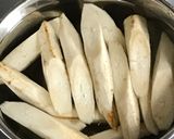 鯛のあら炊き！ごぼうと卵の付け合わせ作り方4写真