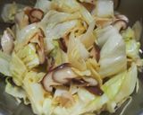 キャベツと椎茸の生姜和え♪生姜が香る♪作り方5写真