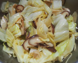 キャベツと椎茸の生姜和え♪生姜が香る♪作り方5写真