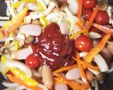 うちのナポリタン作り方4写真