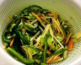 彩り野菜のカレー炒め作り方1写真