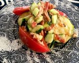 ズッキーニとトマトキュウリの夏野菜サラダ作り方6写真
