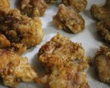 鶏唐揚げのラー油ポン酢おろしのせ作り方4写真