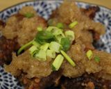 鶏唐揚げのラー油ポン酢おろしのせ作り方6写真