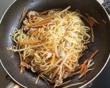 きんぴら焼きそば作り方9写真