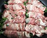 ★こま切れ肉で＊豚肉の豆苗巻き甘辛煮＊♪作り方5写真