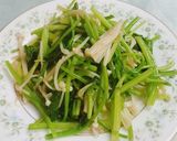 簡単！ほうれん草のオリーブオイル炒め作り方4写真