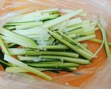 夏野菜の簡単！ジェノベーゼサラダ作り方2写真