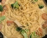 ＊バーニャカウダソースでクリームパスタ＊作り方10写真