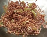 めんつゆで簡単★ひき肉のカレー混ぜうどん作り方2写真