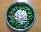 ケールとチキン!カラフルサラダ♪作り方1写真