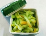 すいかの皮の浅漬け納豆作り方1写真