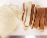 ずぼらな私のばななパンがゆ(離乳食中期)作り方1写真