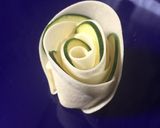 ズッキーニのおやつ薔薇餃子作り方6写真