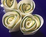 ズッキーニのおやつ薔薇餃子作り方7写真