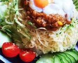 *サラダ冷やしドライカレーラーメン*作り方3写真