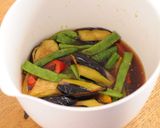 きび酢がポイント！夏野菜の揚げ浸し作り方5写真