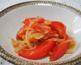 トマトとベーコンの炒め物♪トマトとろける作り方6写真