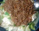 ジャージャー麺の「あん」をかけた野菜豆腐作り方5写真