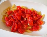 レンジで簡単　夏野菜アラビアータ作り方2写真