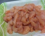 ブロッコリーとささみのカレー炒め作り方1写真