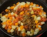 スパイシー牛肉コロコロ野菜炒め作り方5写真