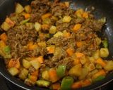 スパイシー牛肉コロコロ野菜炒め作り方6写真