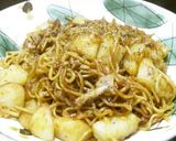 簡単チーズ風味オムソバ☆焼きそばの残りで作り方15写真