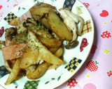 ✿冷凍ポテトとしめじの❀焼肉のタレ✿炒め作り方4写真