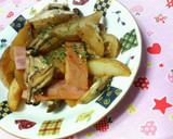 ✿冷凍ポテトとしめじの❀焼肉のタレ✿炒め作り方5写真