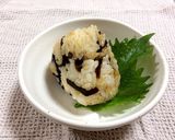 【減塩・高血圧】酢生姜とごま昆布おにぎり作り方4写真