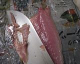 ヒレぴんっ♪元気姿♪鯵のたたき作り方9写真