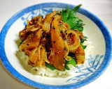 さっぱり美味しい！漬け丼のへべす添え作り方4写真