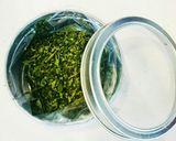 狭山茶 生茶葉 レンジで緑茶!作り方5写真