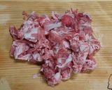 豚肉とアスパラと玉ネギの梅だれ炒め作り方3写真