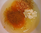 小松菜と卵のQPカレー風味卵炒め作り方1写真