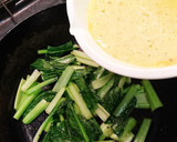 小松菜と卵のQPカレー風味卵炒め作り方3写真