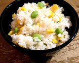 トウモロコシと枝豆の炊き込みご飯作り方5写真