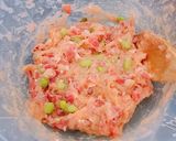 コリコリ食感のアレンジ鶏つくね作り方2写真