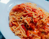 骨取りさばフィーレでトマトクリームパスタ作り方8写真