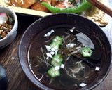 冷【もずく・シラス・焼き海苔のお吸い物】作り方7写真