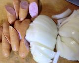 人参をとうがらし醤油液につけ、蒸し焼きに作り方2写真