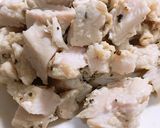 簡単！サラダチキンの食べるトマトスープ作り方4写真