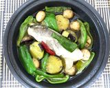 鶏肉と夏野菜のアヒージョ作り方6写真