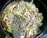 豚肉とアスパラと玉ネギの梅だれ炒め作り方8写真