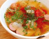 母の味〜白だしで作る和風トマトスープ作り方4写真
