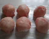 韓国風 肉巻きおにぎり作り方2写真