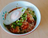 残ったトンカツで冷やしかつラーメン作り方5写真